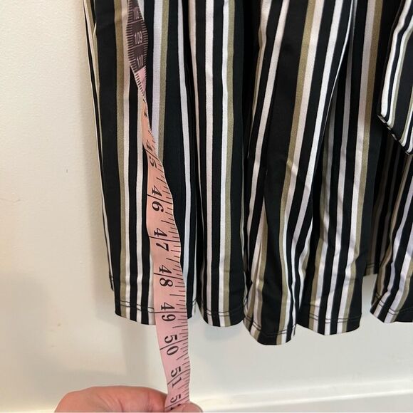 NWOT Du Jour Petite Stripe Printed Wide-Leg Crop Jumpsuit | Size XXS - Picture 10 of 13